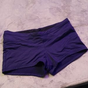 Womens Jag Boyshort Swimsuit Bottoms or Athletic Gym Wear Navy Size Small